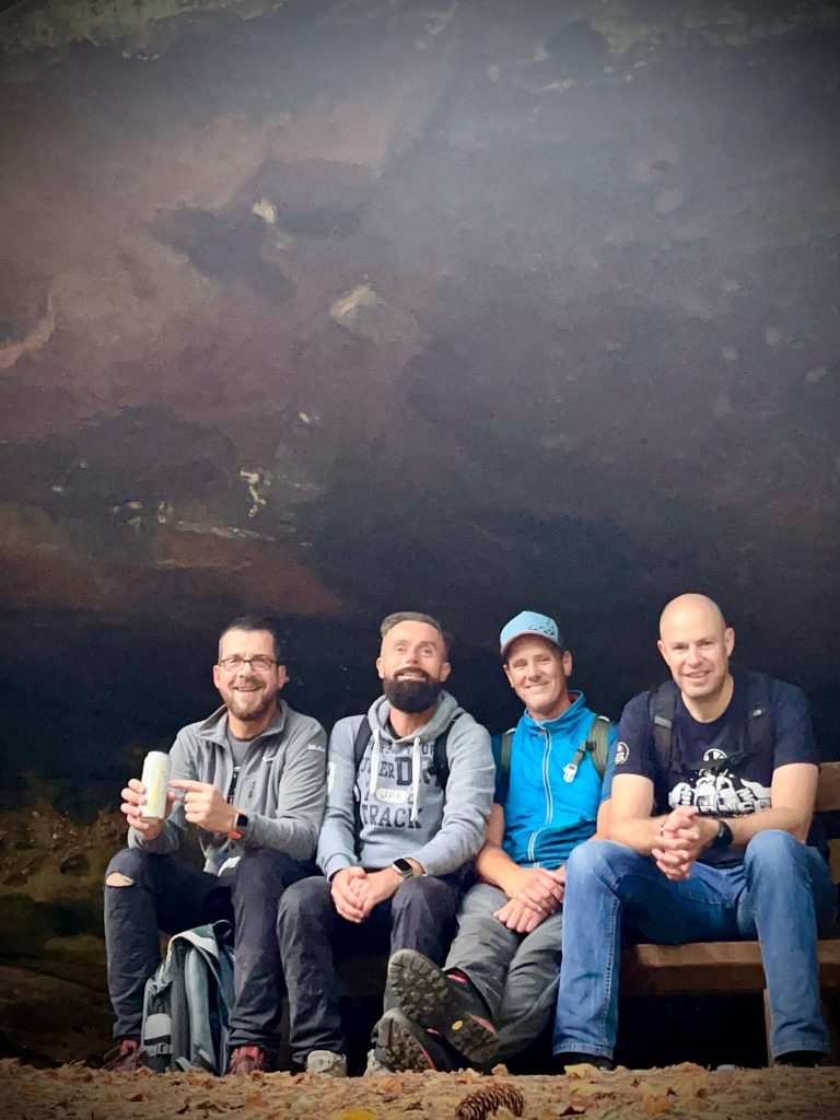 Pfälzer Wald Wandern Pause